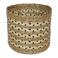 Übertopf Ryal - Naturfarben, KONVENTIONELL, Naturmaterialien/Kunststoff (21/18cm) - Ondega