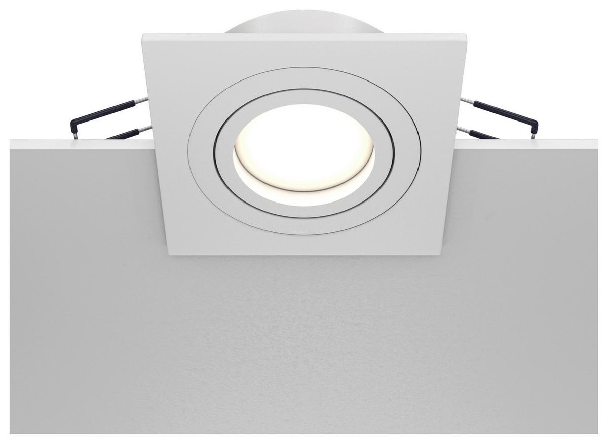 Strahler Atom - Weiß, Basics, Metall (9,2/2,5/9,2cm) - MAYTONI