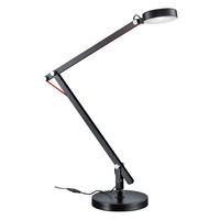 LED-Schreibtischlampe Amsterdam Schwarz - Schwarz, Design, Metall (18cm) - Trio Leuchten