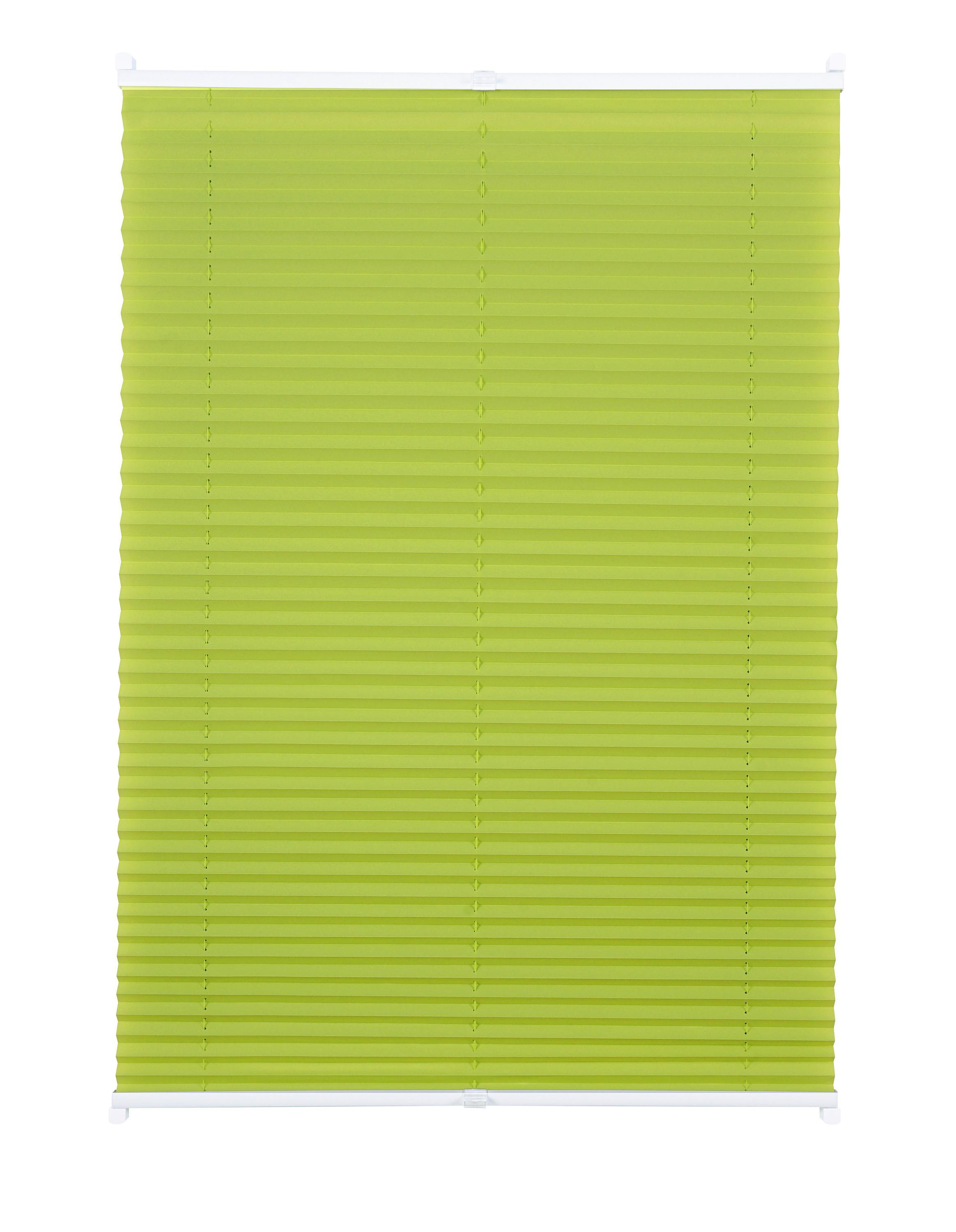 PLISSEE Free Grün B: 100 cm - Grün, Basics, Textil (100/130cm) - Homeware