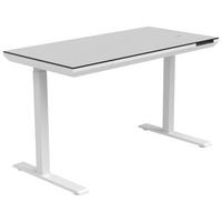 Psací stůl HARRY - bílá, Moderní, kov/kompozitní dřevo (120/72-120/60cm) - Mömax