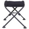 Campinghocker X-From + Klappbar - Anthrazit, KONVENTIONELL, Textil/Metall (66/47/52cm) - Siena Garden