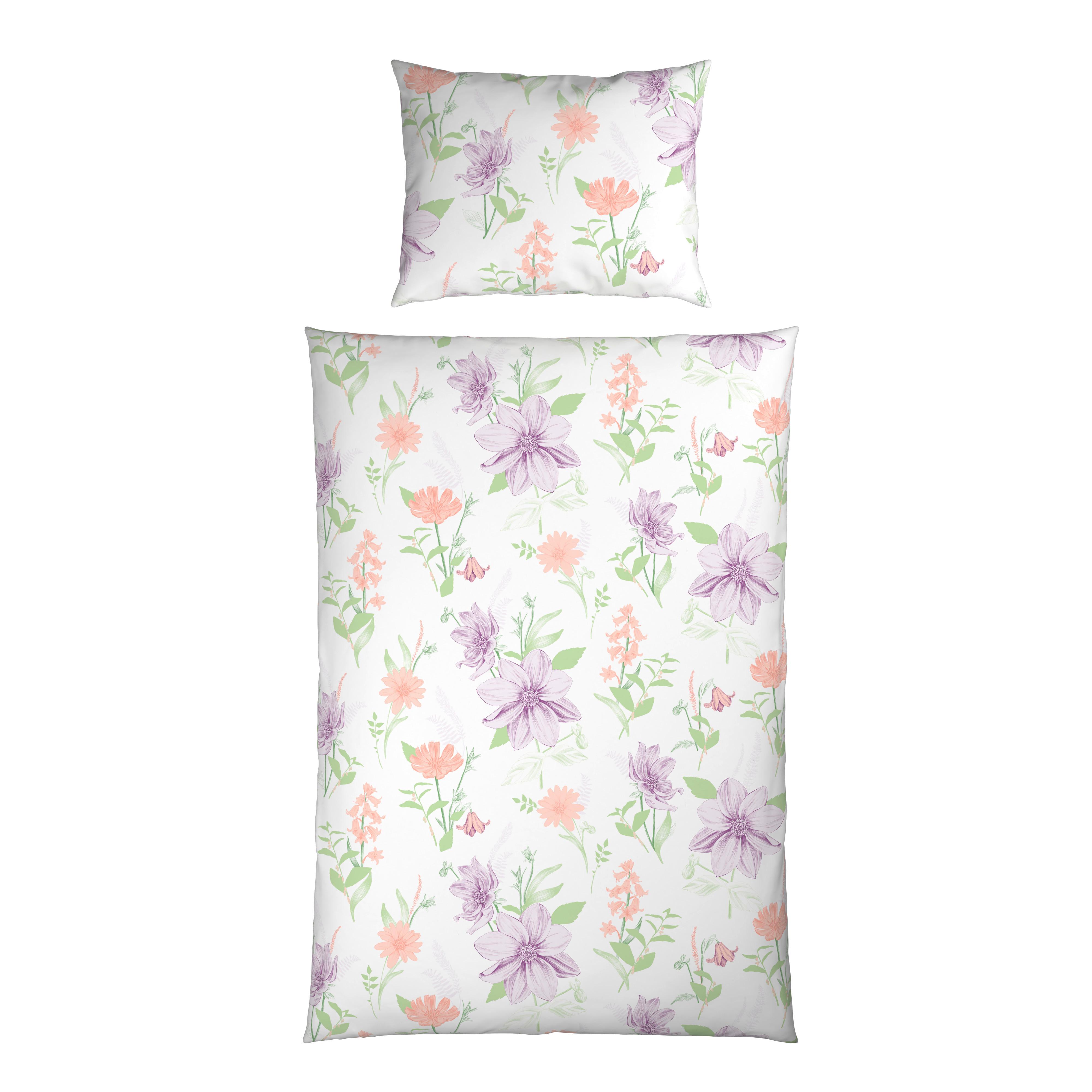 Bettwäsche Maila - Beere, MODERN, Textil - Luca Bessoni