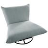 Relaxsessel Cremona Stoffbezug Hellblau - Schwarz/Hellblau, Design, Textil (100/78/96cm) - Livetastic