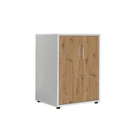 AKTENSCHRANK OFFICE EDITION - Weiß/Eiche Artisan, MODERN, Holzwerkstoff (54/74/50cm) - MID.YOU
