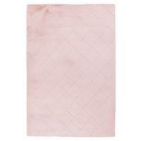 Hochflorteppich Rosa Imala 120x160 cm - Rosa, Basics, Textil (120/160cm) - Kayoom