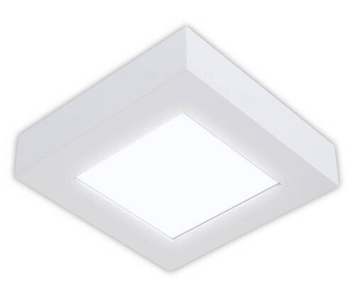 Led-deckenleuchte L: 17 Cm 1-Flammig - Weiß, Design, Kunststoff/Metall (17cm) - Näve