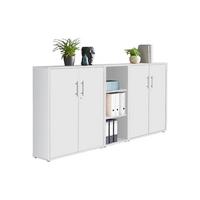 Office Edition B: 213 Cm Weiß - Weiß, MODERN, Holzwerkstoff (213/114/33cm) - MID.YOU