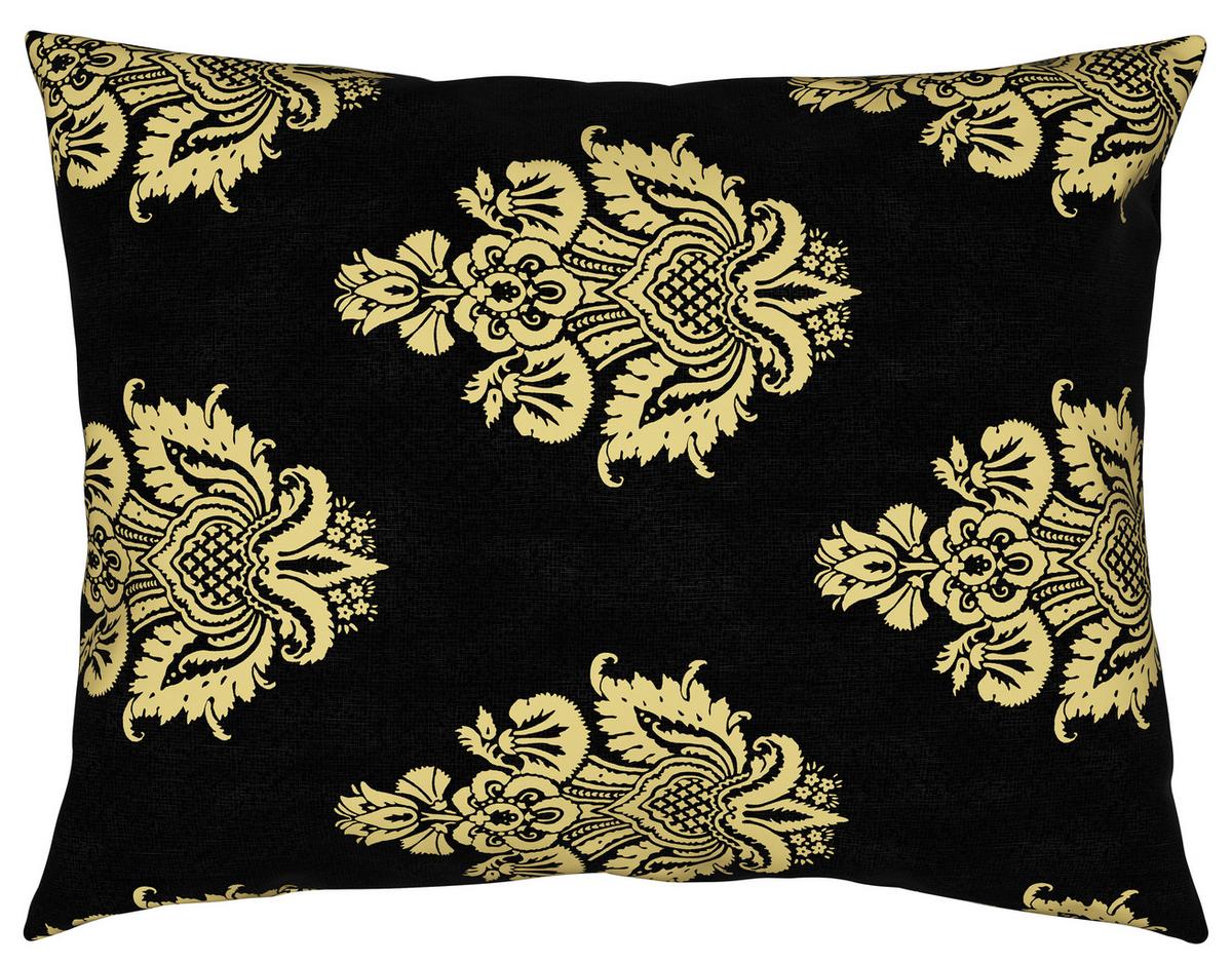 Ágyneműhuzat-garnitúra Japur - fekete/arany, Konventionell, textil (140/200cm) - Ondega