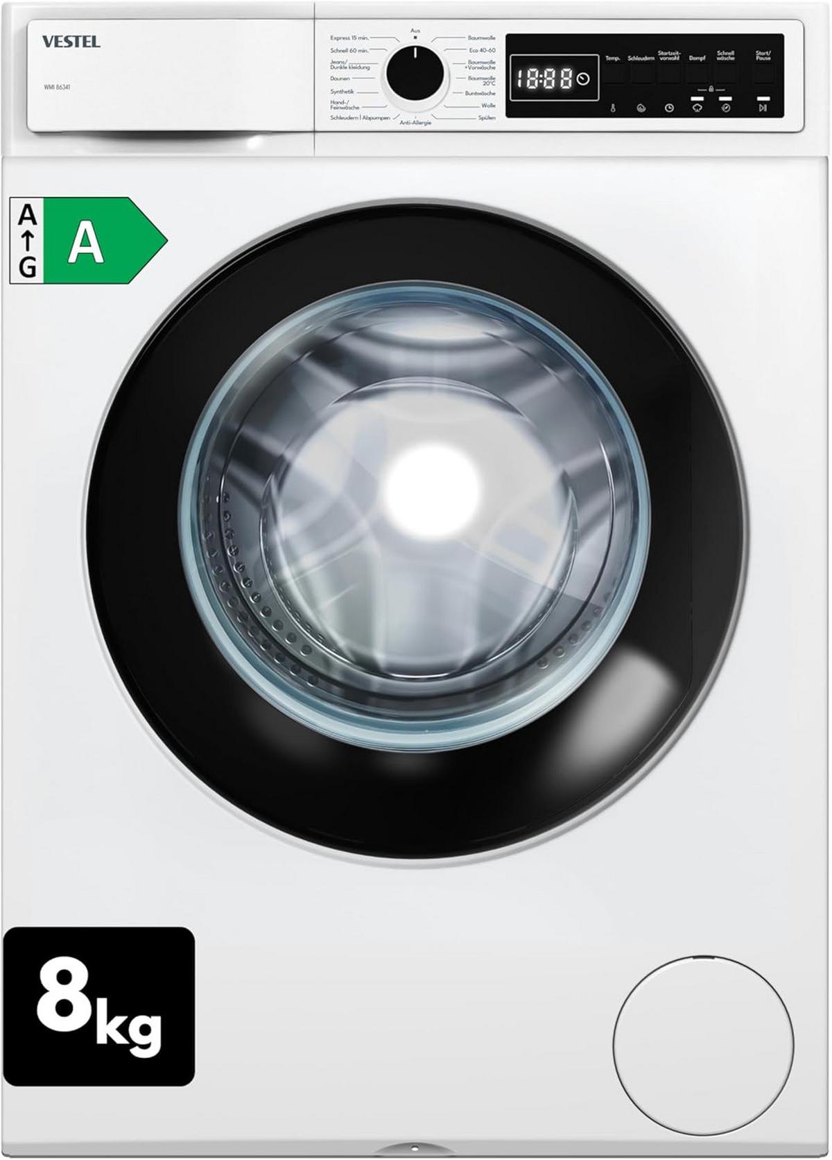 Waschmaschine Wmi 86341 - Weiß, Basics (60/85/56cm) - Vestel