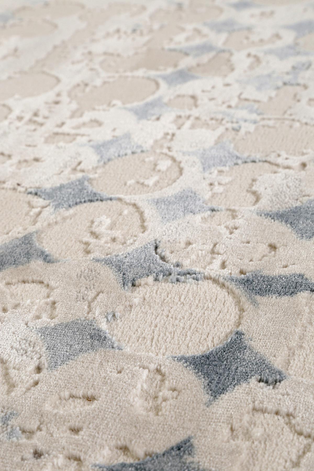Webteppich Velvet Spots Taupe/petrol/beige 80x150 Cm - Taupe/Beige, Design, Textil (80/150cm) - Esprit