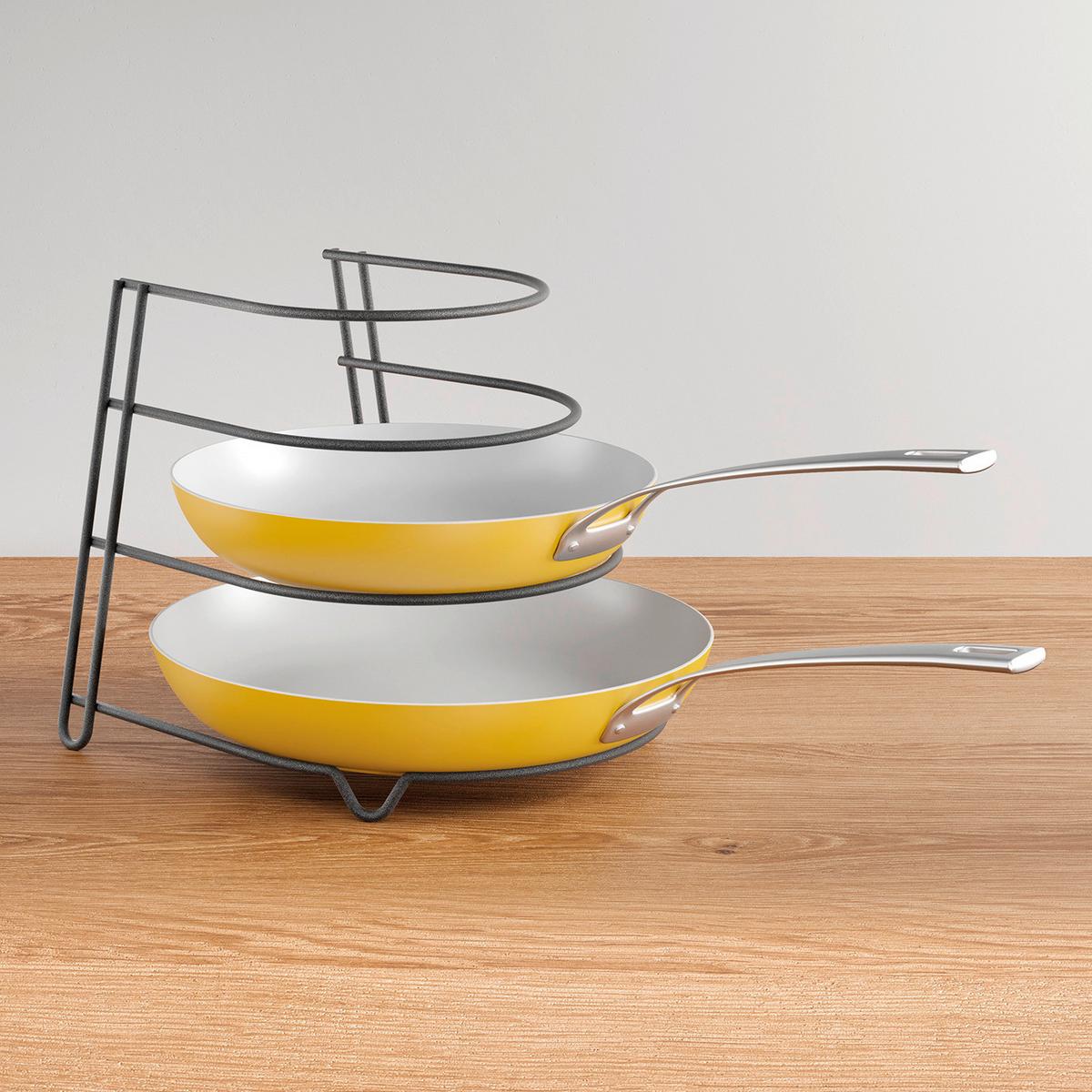 Universalablage Canyon Lava Freistehend, Bht: 24x26x23 Cm - Schwarz, Basics, Metall (24/26/23cm)