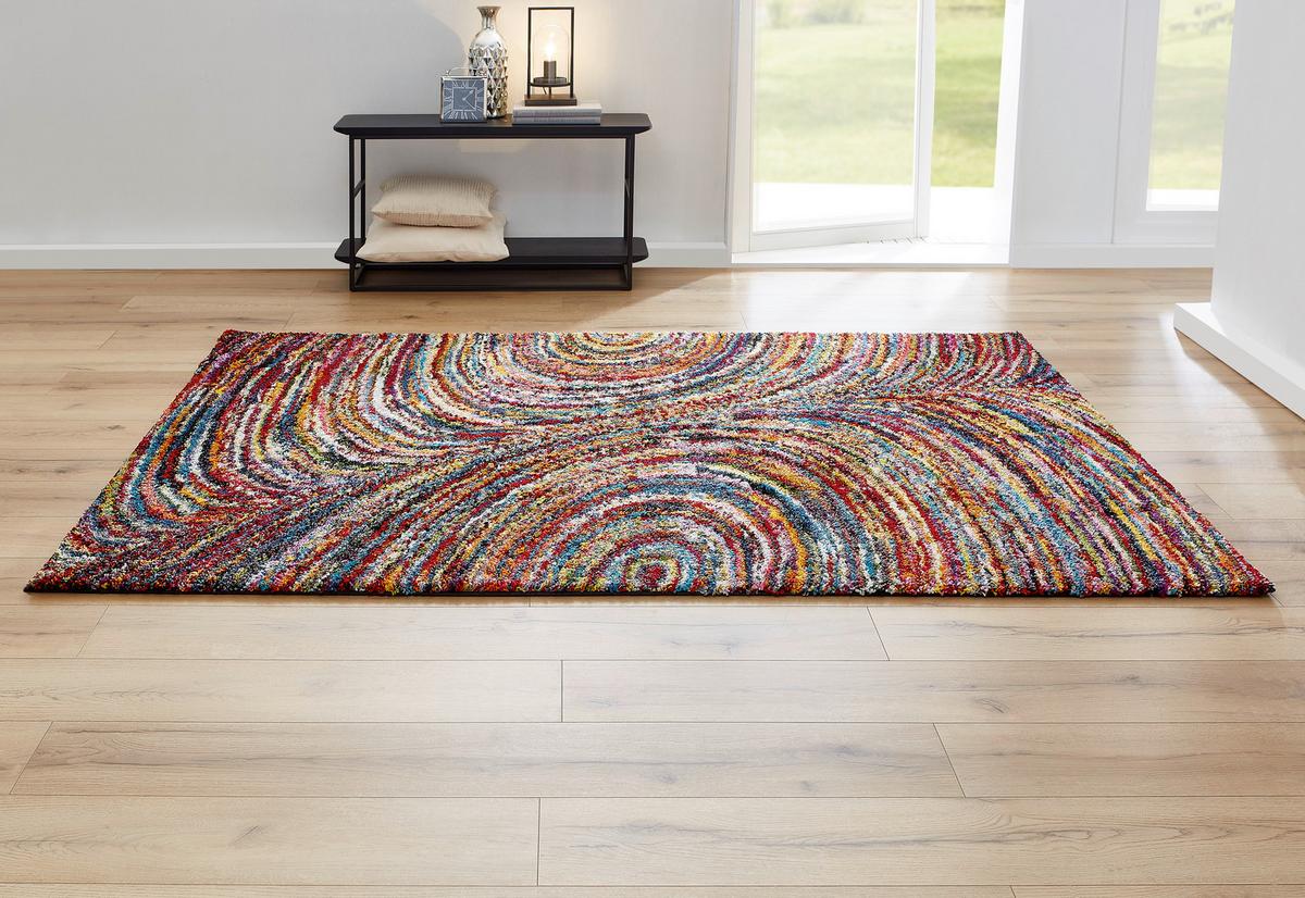 Webteppich Color Face Multicolor 160x230 cm - Multicolor, Trend, Textil (160/230cm) - Novel