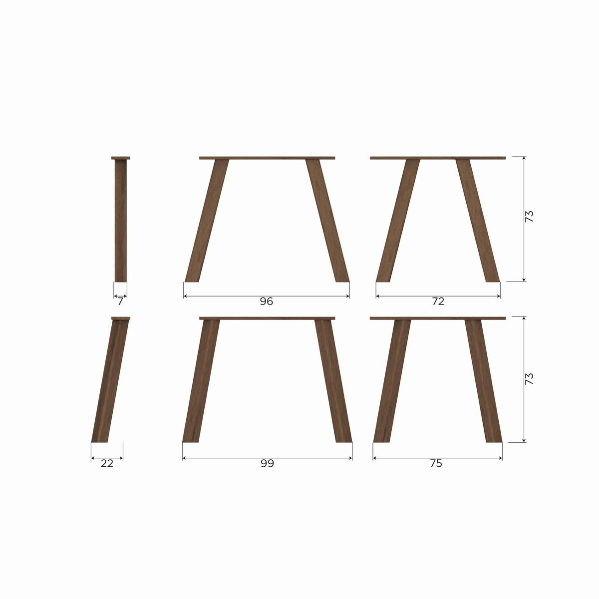 Esstisch Jouw Unieke Kaschmir L: 180 cm - Kaschmir, Design, Holz (180/100/74cm) - Livetastic