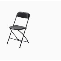 Klappsessel-set 7x Budget Klappstuhl - Schwarz, LIFESTYLE, Kunststoff/Metall (43/80/49cm)