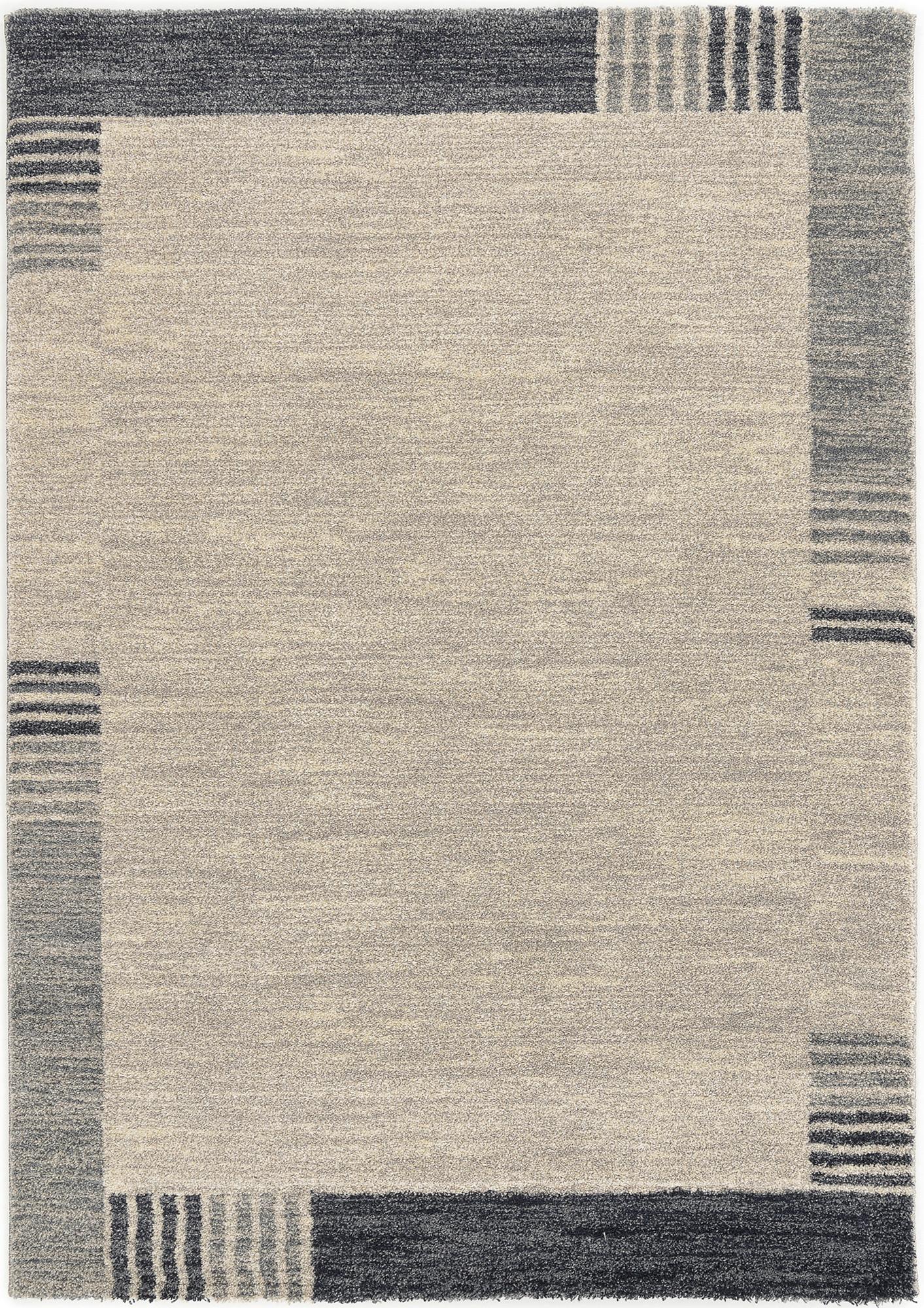 Webteppich Palazzo Lobo Blau/Grau 160x230 cm - Blau/Grau, KONVENTIONELL, Textil (160/230cm) - Novel