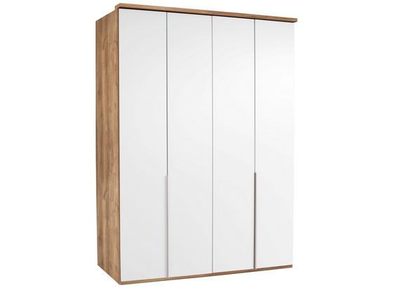 Kleiderschrank New York A - Eichefarben/Weiß, KONVENTIONELL, Holz/Holzwerkstoff (180/236/58cm) - Ombra Kleiderschrank New York A - Eichefarben/Weiß, KONVENTIONELL, Holz/Holzwerkstoff (180/236/58cm) - Ombra