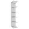 Regál Lazas š: 35 cm, biely - biela, Modern, kompozitné drevo (35/180/30cm) - MID.YOU