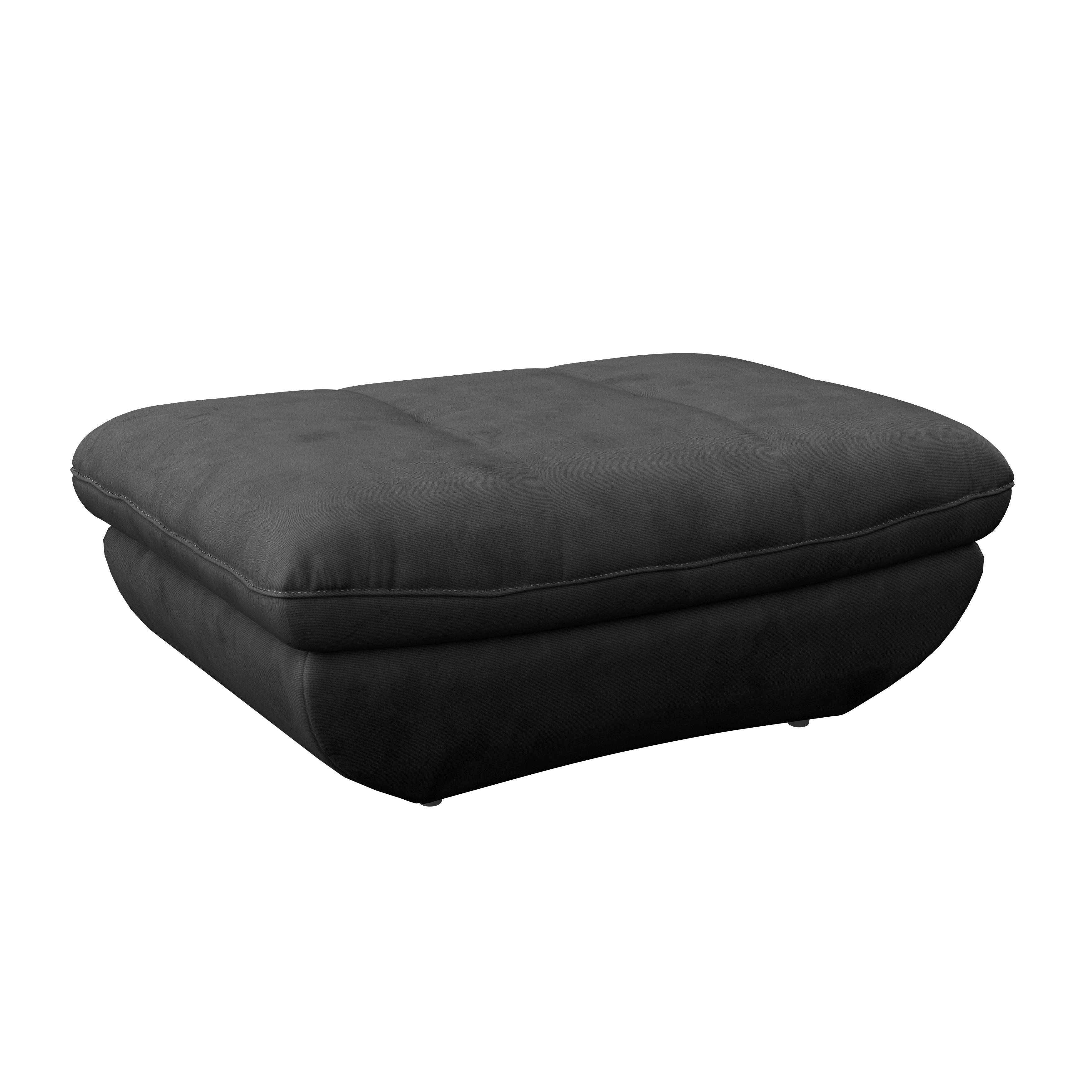Hocker Park - Anthrazit/Schwarz, MODERN, Textil (107/75cm) - Luca Bessoni