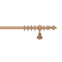 Rundstangengarnitur Benno Holz/Eichefarben L: 140 cm - Eichefarben, KONVENTIONELL, Holz (140cm) - Ondega