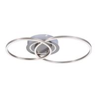 Stropní LED svítidlo Rebi - šedá/bílá, Konvenční, kov/plast (57,4/38,2/8,1cm) - Premium Living