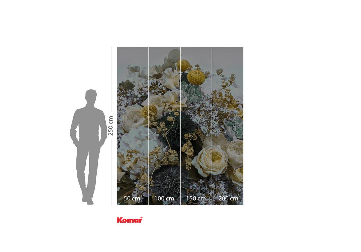 Vliestapete Gentle Bloom - Multicolor, Basics (200/250cm) - Komar