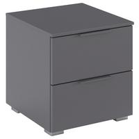 Nachtkästchen Alabama, Grau B: 40 Cm - Alufarben/Grau, MODERN, Holzwerkstoff (40/42/42cm) - Rauch Möbel