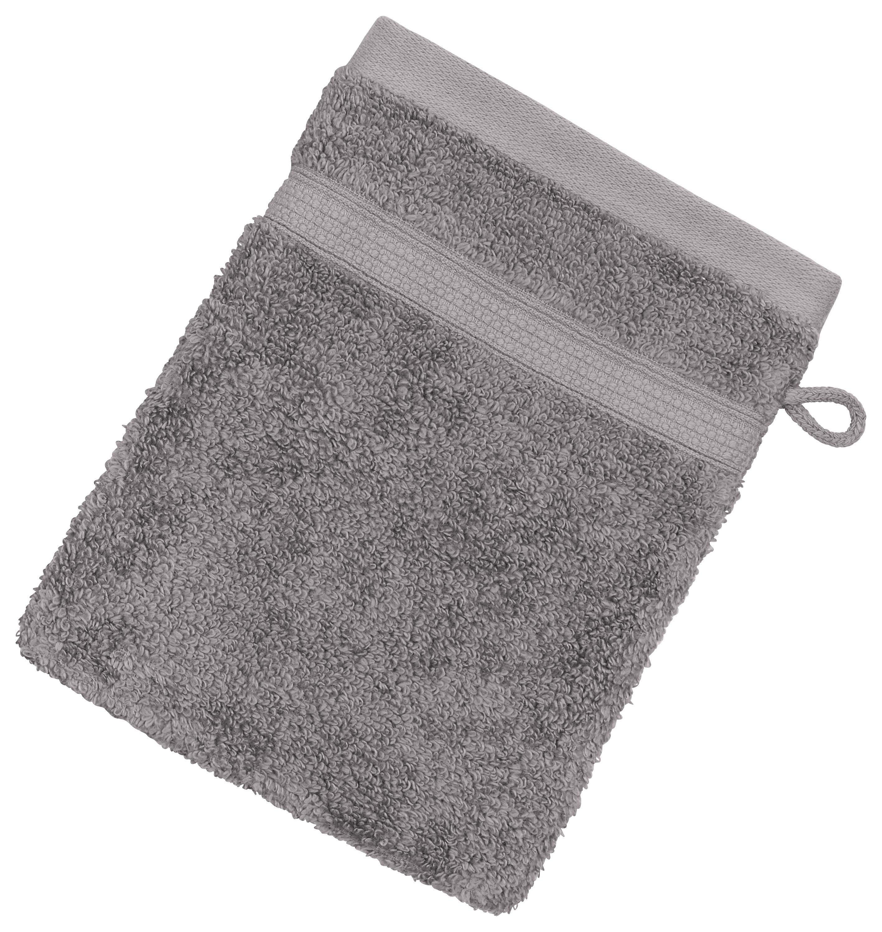 Waschlappen Anke - Anthrazit, Basics, Textil (16/21cm) - Luca Bessoni