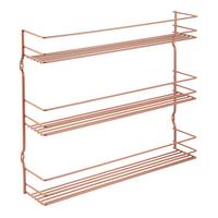 Gewürzregal Aus Metall Pepito Bxh: 36x31 Cm - Kupferfarben, MODERN, Metall (36/31/8cm)