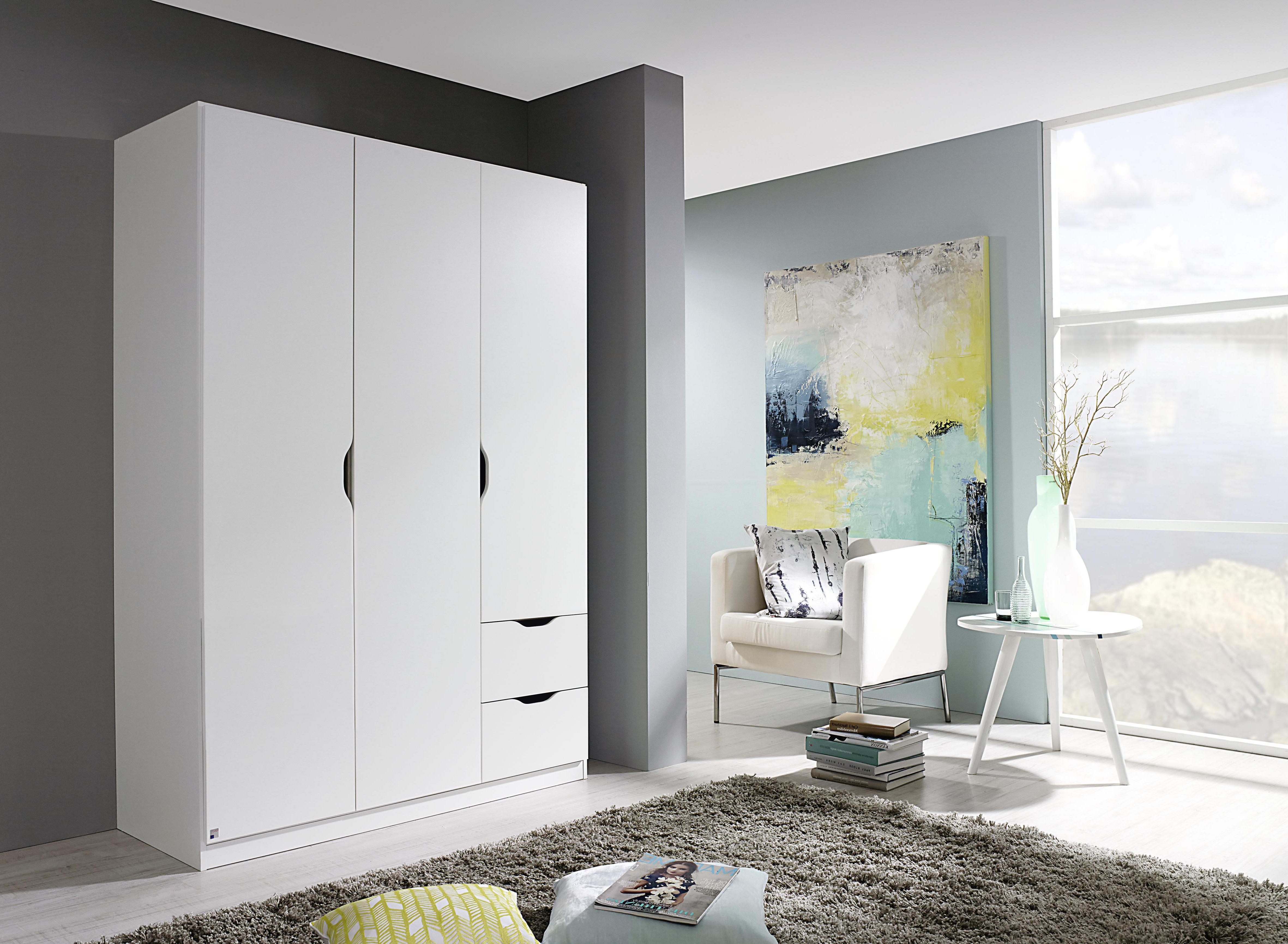 Skriňa Freising 136cm - biela, Modern, kompozitné drevo (136/197/54cm) - MID.YOU