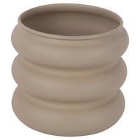 Obal na květináč CARLO - béžová, kov (14,5/14,8/16cm) - Mömax