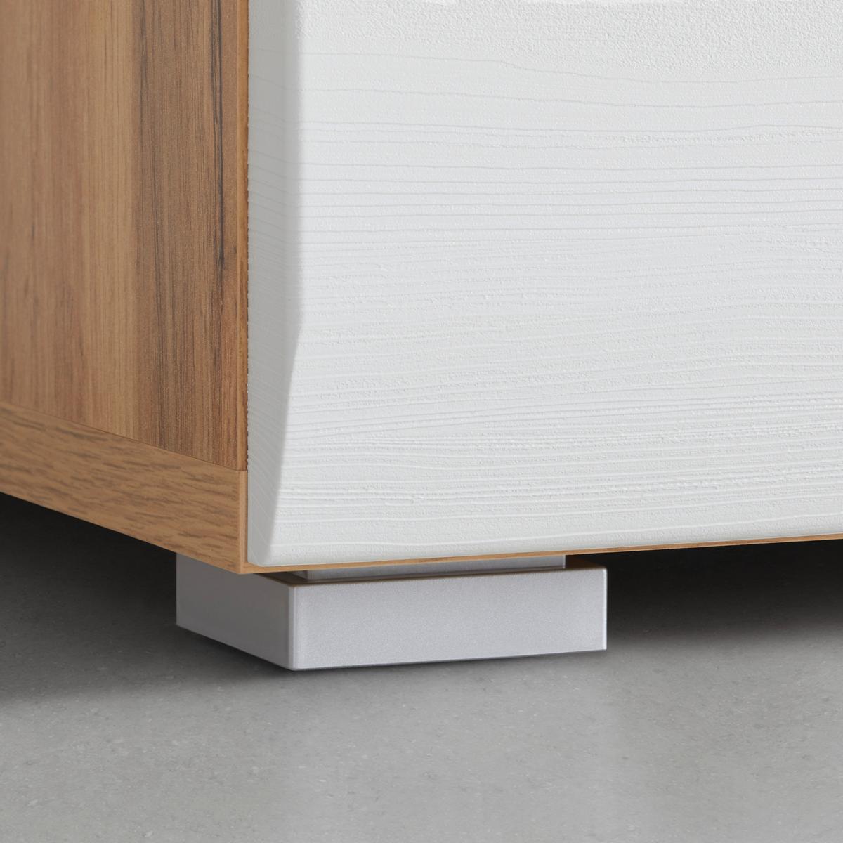 Botník FUNNY bílá/barva dubu - bílá/barvy dubu, Konvenční (126/104/40cm) - Mömax