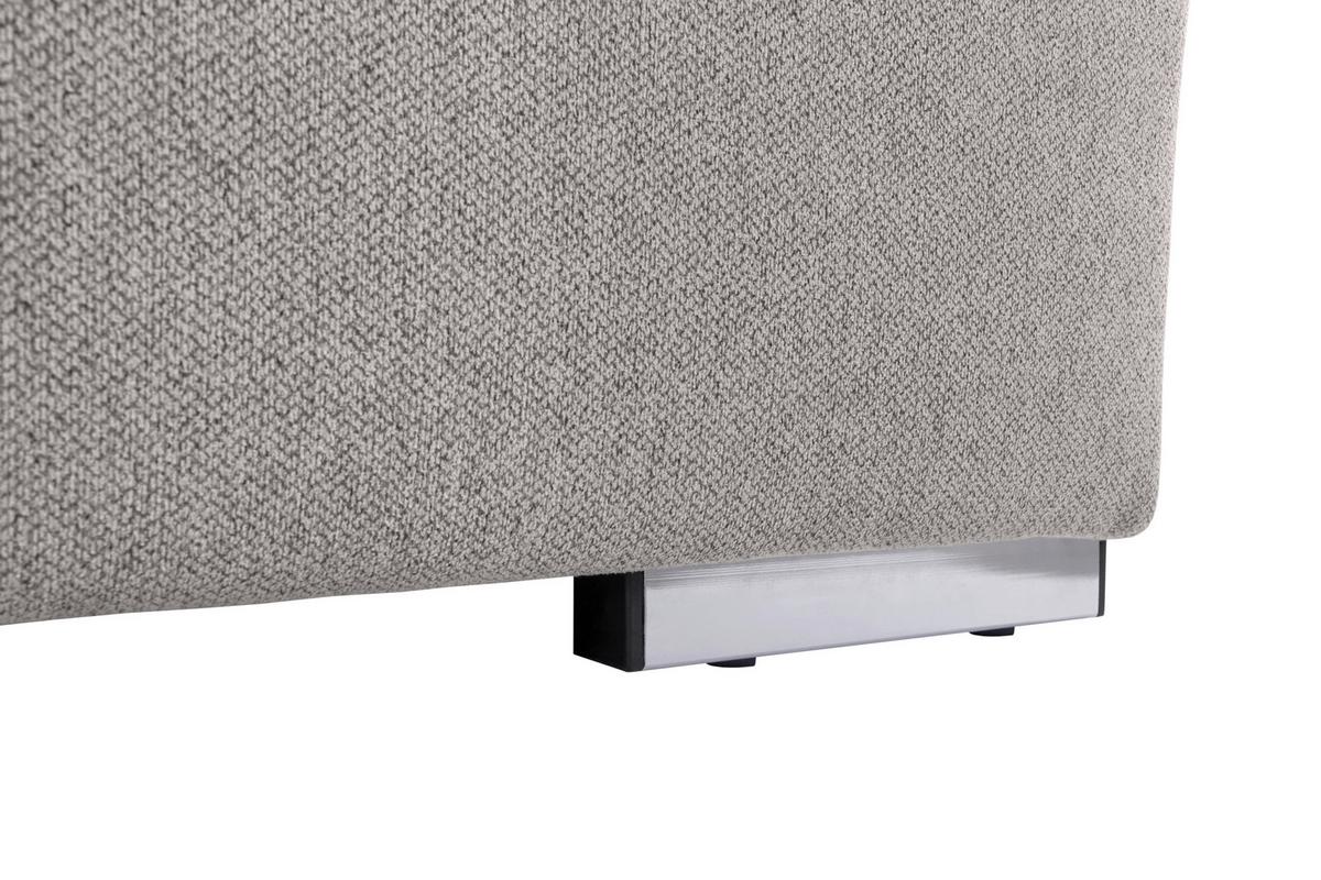 Wohnlandschaft Ramzes Hellgrau U: 215x328x173 cm - Hellgrau/Grau, Design, Textil (215/328/173cm) - MID.YOU