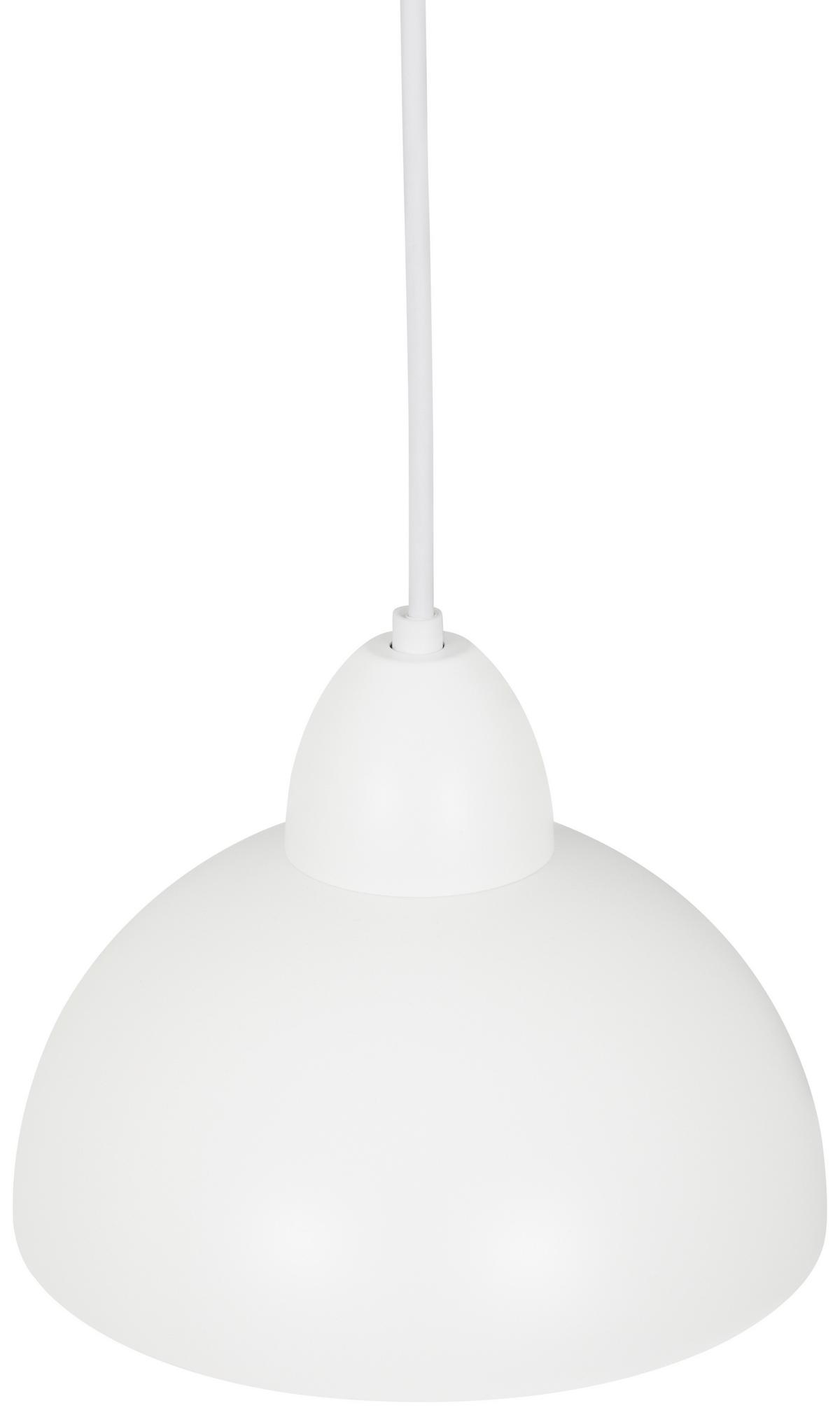 ZÁVĚSNÉ SVÍTIDLO MICHAEL - bílá, Moderní, kov/plast (20/100cm) - Mömax