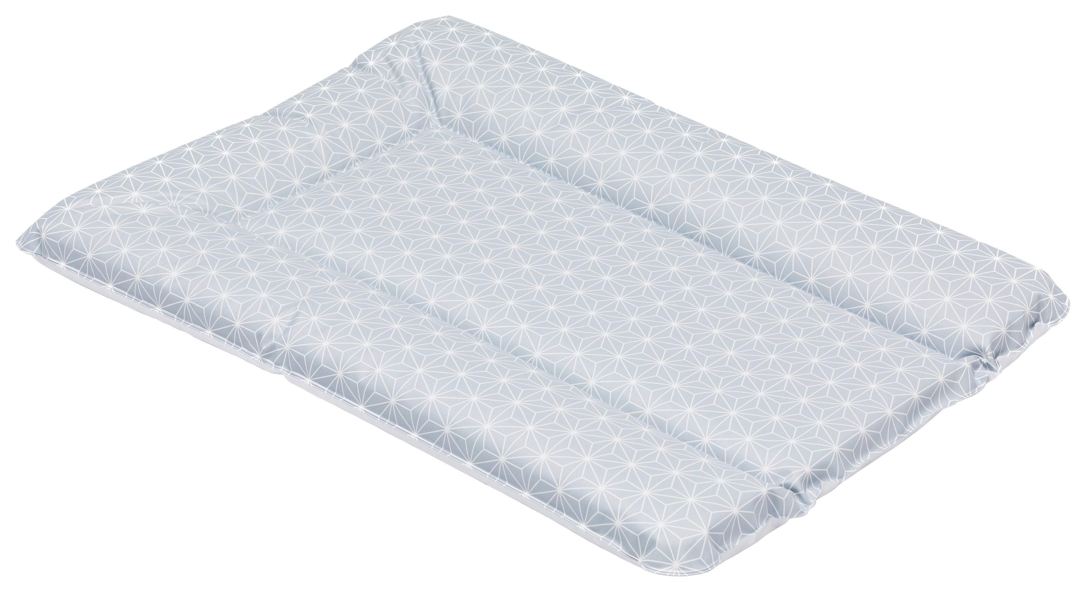 Wickelauflage Kunststoff Grau mit Stern Design - Grau, LIFESTYLE, Kunststoff (70/53/4cm) - Fillikid