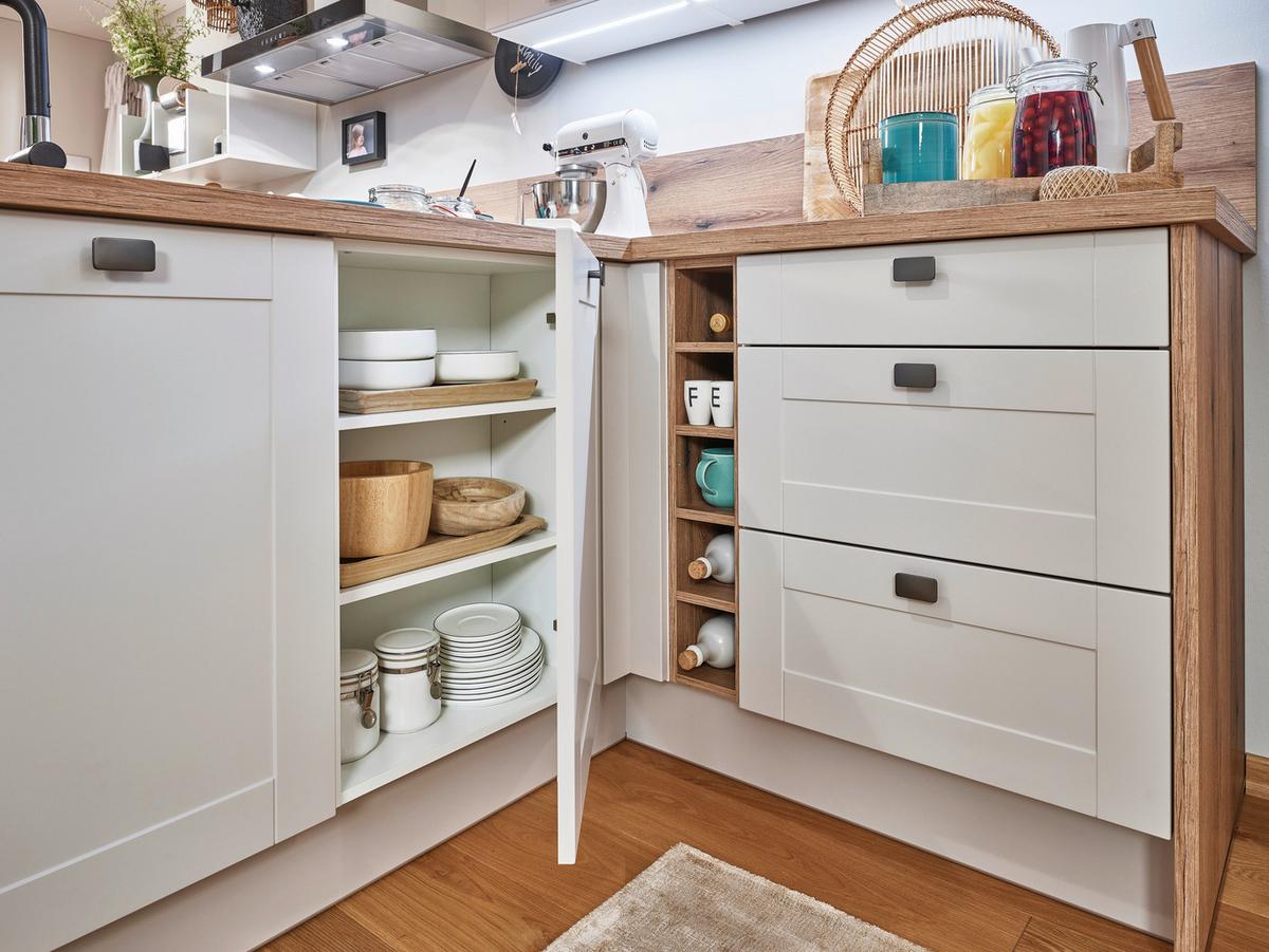 Einbauküche Pn 435 Frei Planbar Landhausstil - Holzwerkstoff - Pino