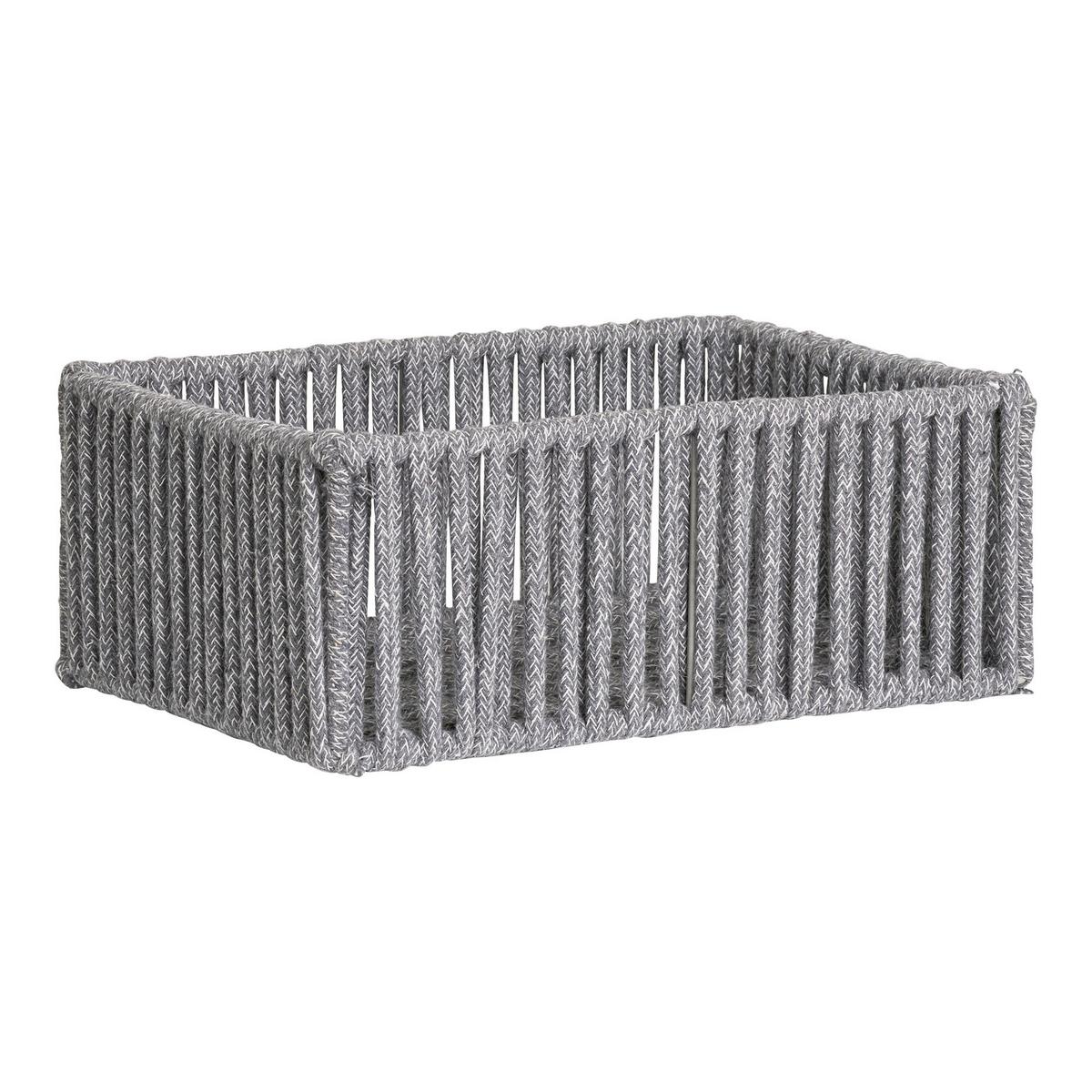 Korbset Arese Grau 3-Teilig - Grau, Design, Textil/Metall (16/10/26null)