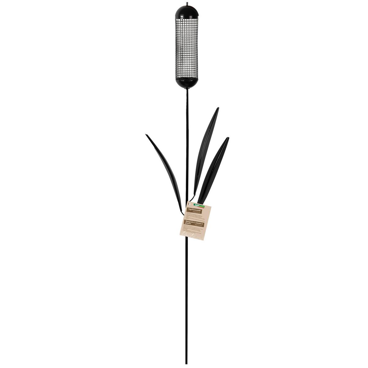 Vogelfutterstab 07772 VOGELFUTTERSTAB - Schwarz, Basics, Metall (7/119cm) - Windhager
