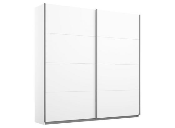 Schwebetürenschrank 181cm Belluno, Weiß Dekor - Weiß, MODERN, Holzwerkstoff (181/210/62cm) Schwebetürenschrank 181cm Belluno, Weiß Dekor - Weiß, MODERN, Holzwerkstoff (181/210/62cm)