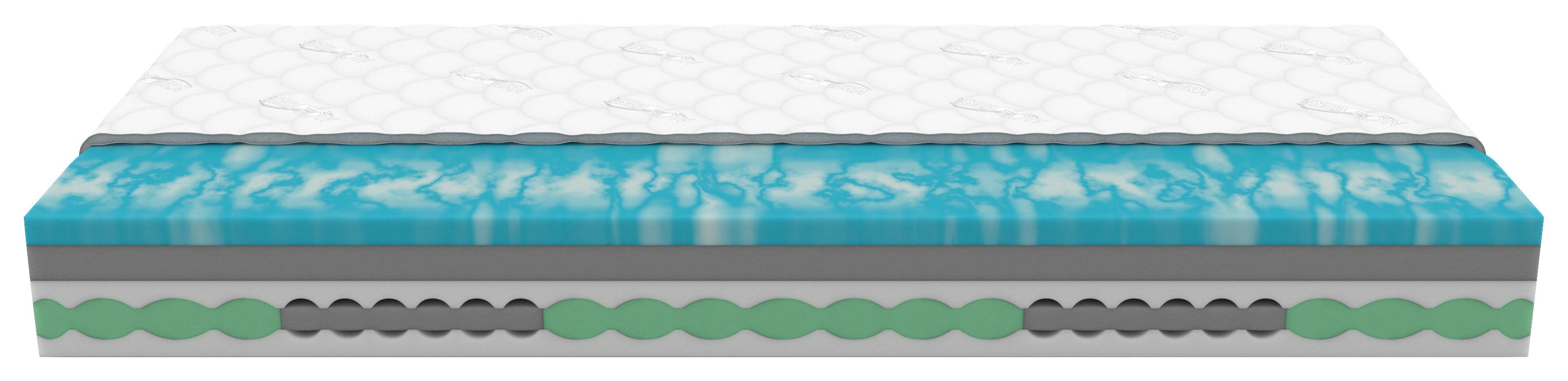 Kaltschaummatratze Valli 80x200 Cm H2 - Weiß, Textil (80/200cm) - Primatex Deluxe