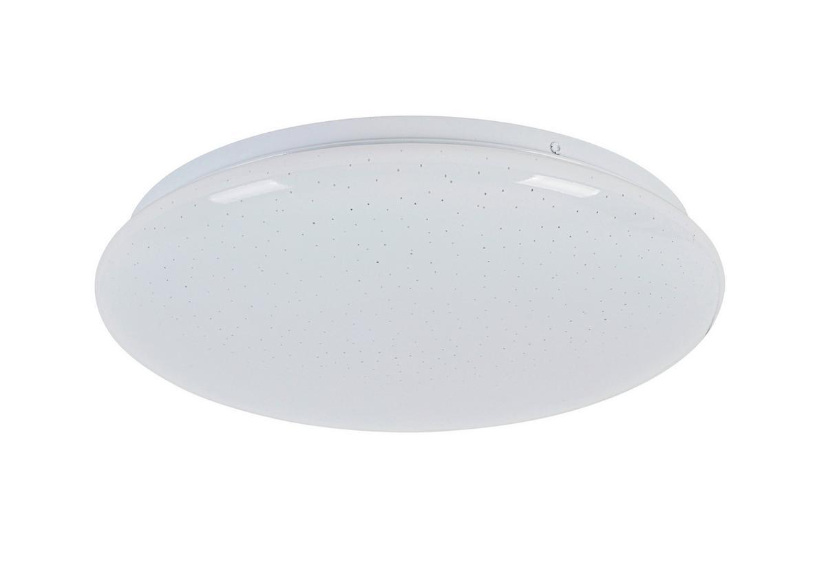 STROPNÉ LED SVIETIDLO ISKRI - biela, Modern, kov/plast (33/6,5cm) - Mömax