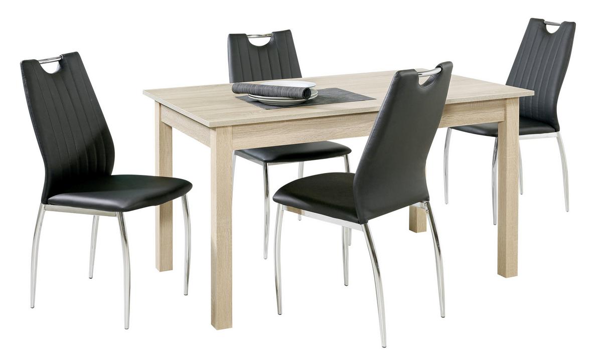 Esstisch Ausziehbar Coburg 140-180x80 Cm Eiche Dekor - Sonoma Eiche, Design, Holzwerkstoff (140/80/76,5cm) - MID.YOU
