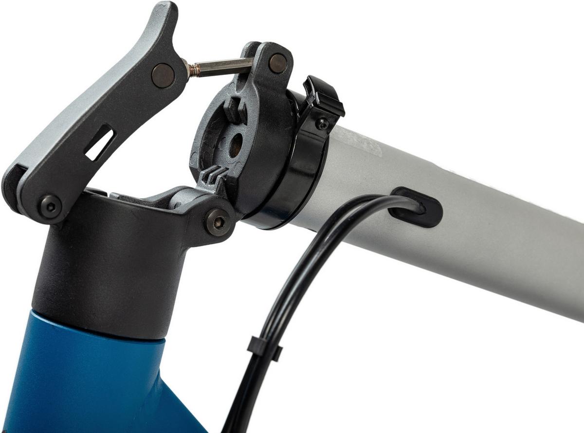 E-Scooter Grundig inkl. Digitaler Tachoanzeige - Blau/Grau, Basics, Kunststoff/Metall (116/43/114,5cm) - Grundig