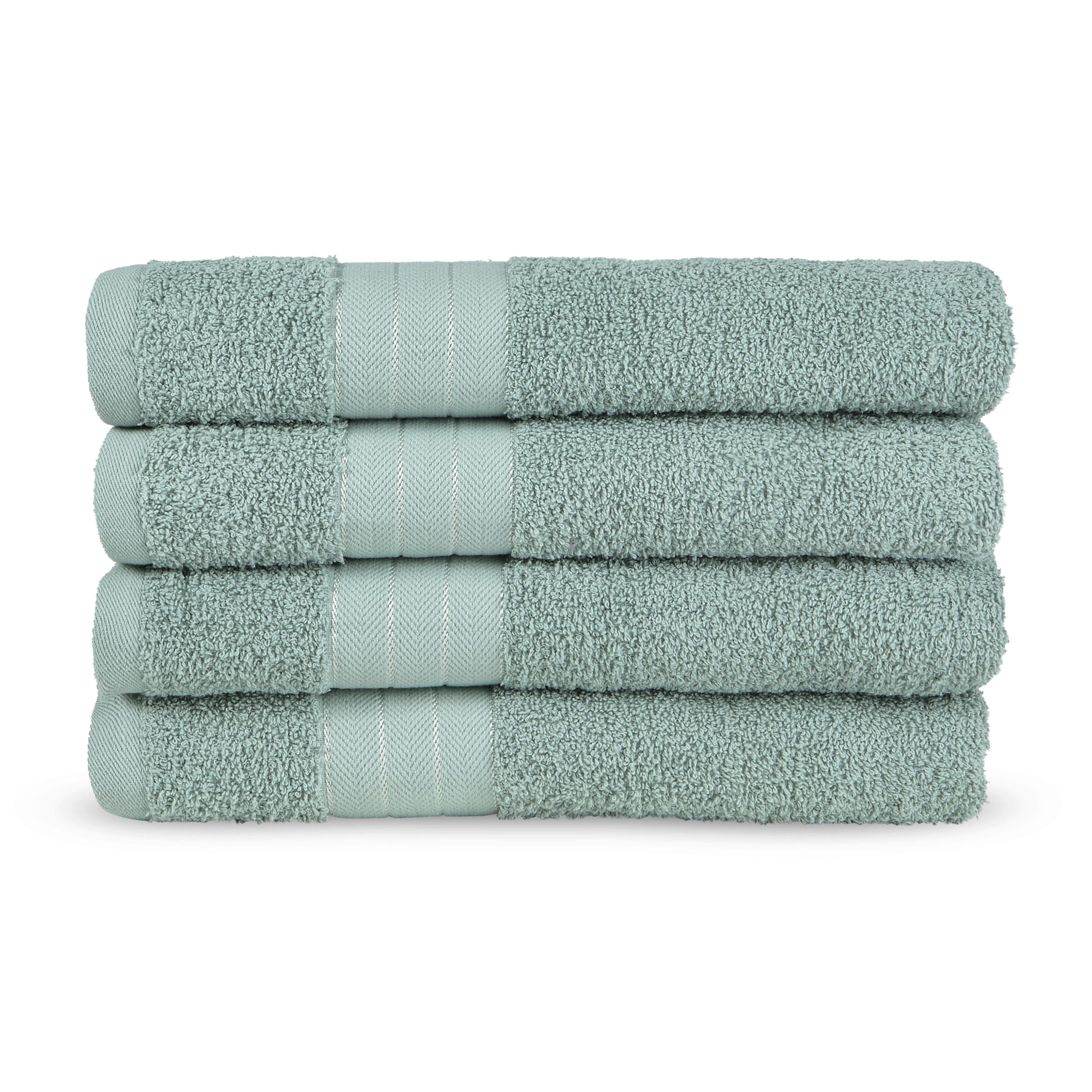 Handtuchset Sage Hellgrün 4 Stück - Basics, Textil (50/100cm)