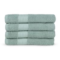 Handtuchset Sage Hellgrün 4 Stück - Basics, Textil (50/100cm)