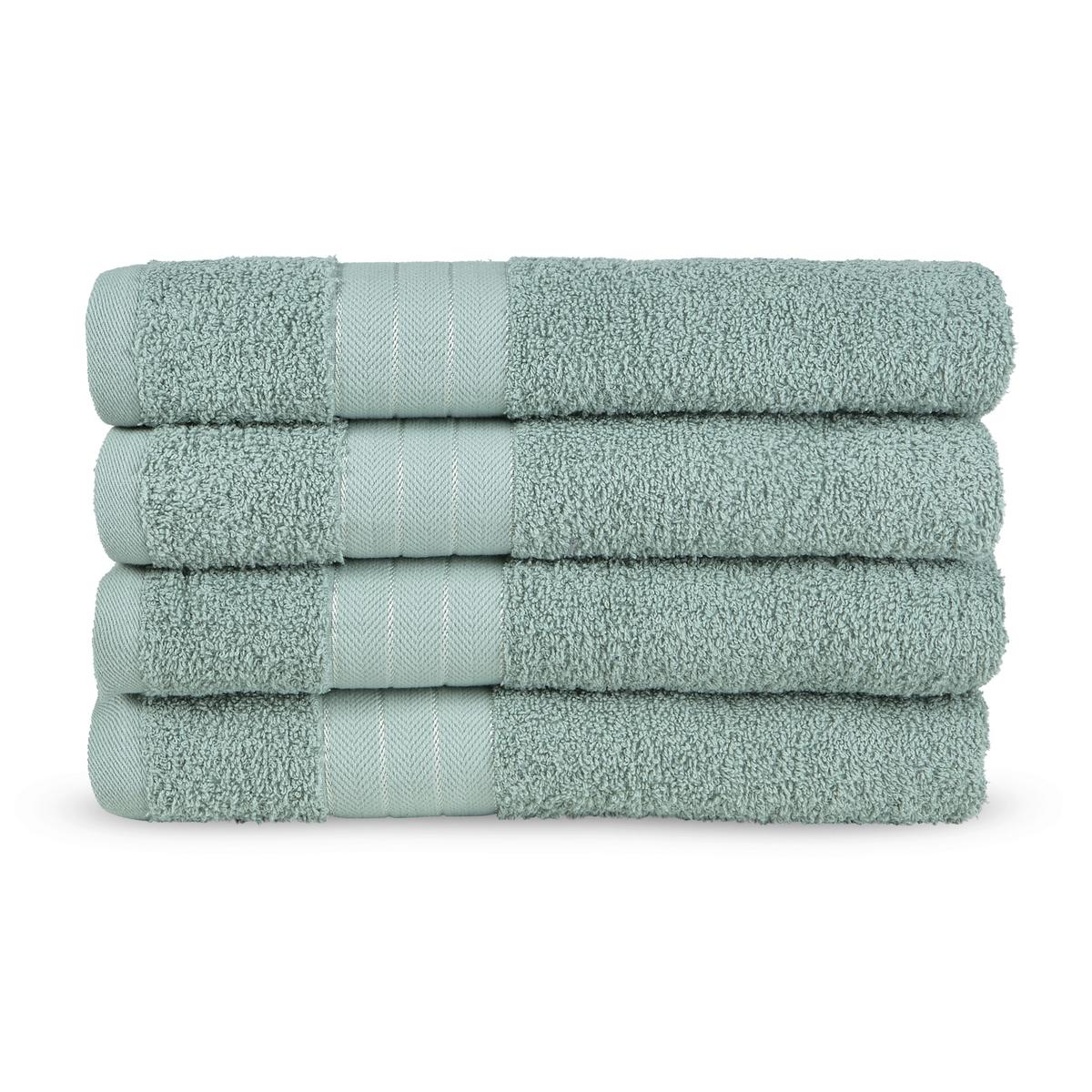 Handtuchset Sage Hellgrün 4 Stück - Basics, Textil (50/100cm)