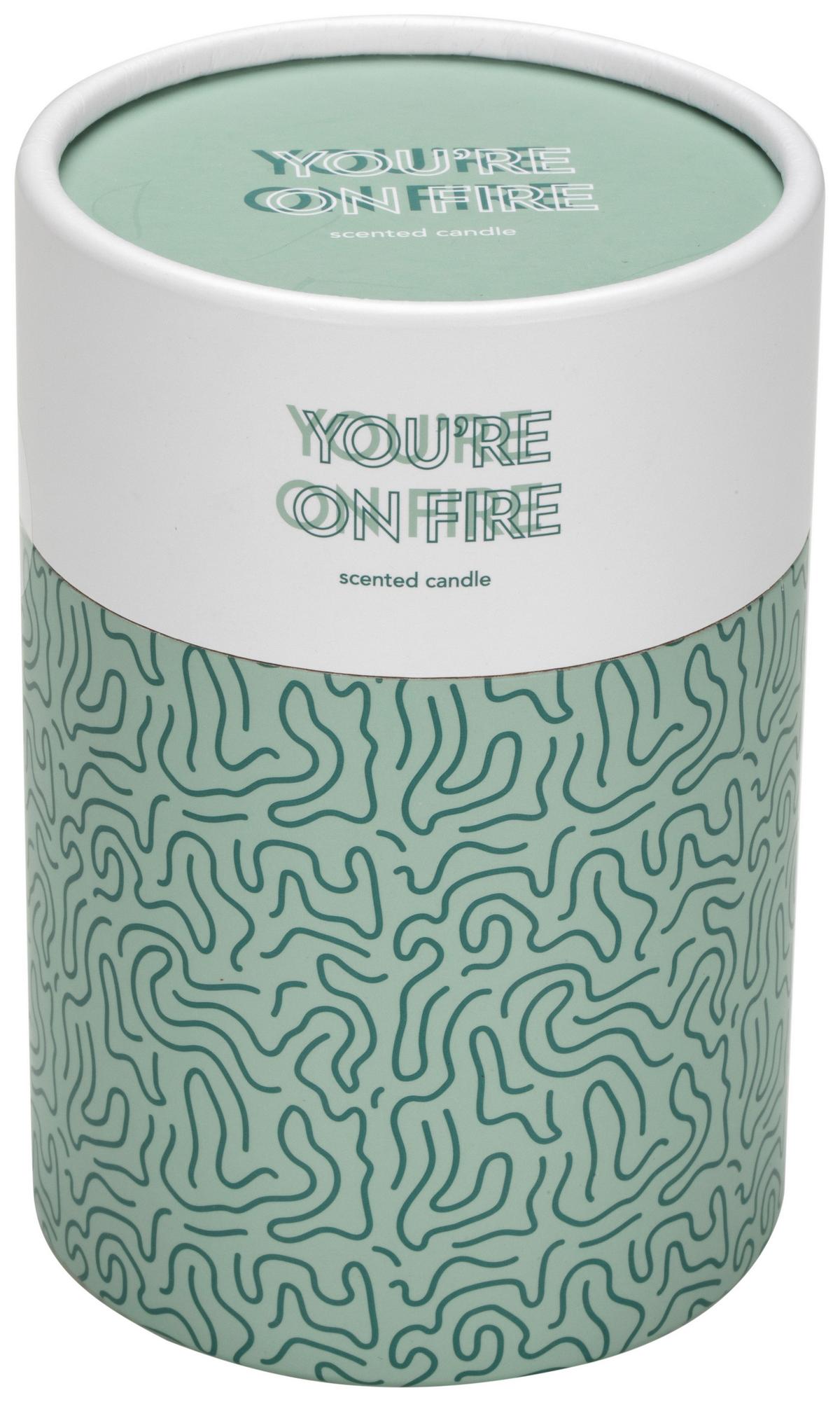 Svíčka ve skle Libella, ca. 50 hodin - šedá/pink, Moderní, sklo (8/10,6cm) - Modern Living