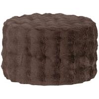 Hocker Olven Braun B: 60cm - Braun, Design, Textil (60/36/60cm) - Livetastic