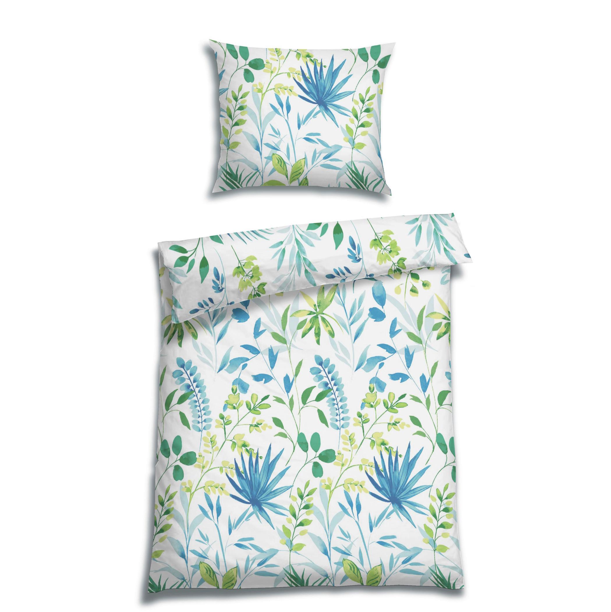 POSTEĽNÁ BIELIZEŇ SER.005.FOLIO BLAU - viacfarebná/modrá, Trend, textil (140/200cm) - Florella