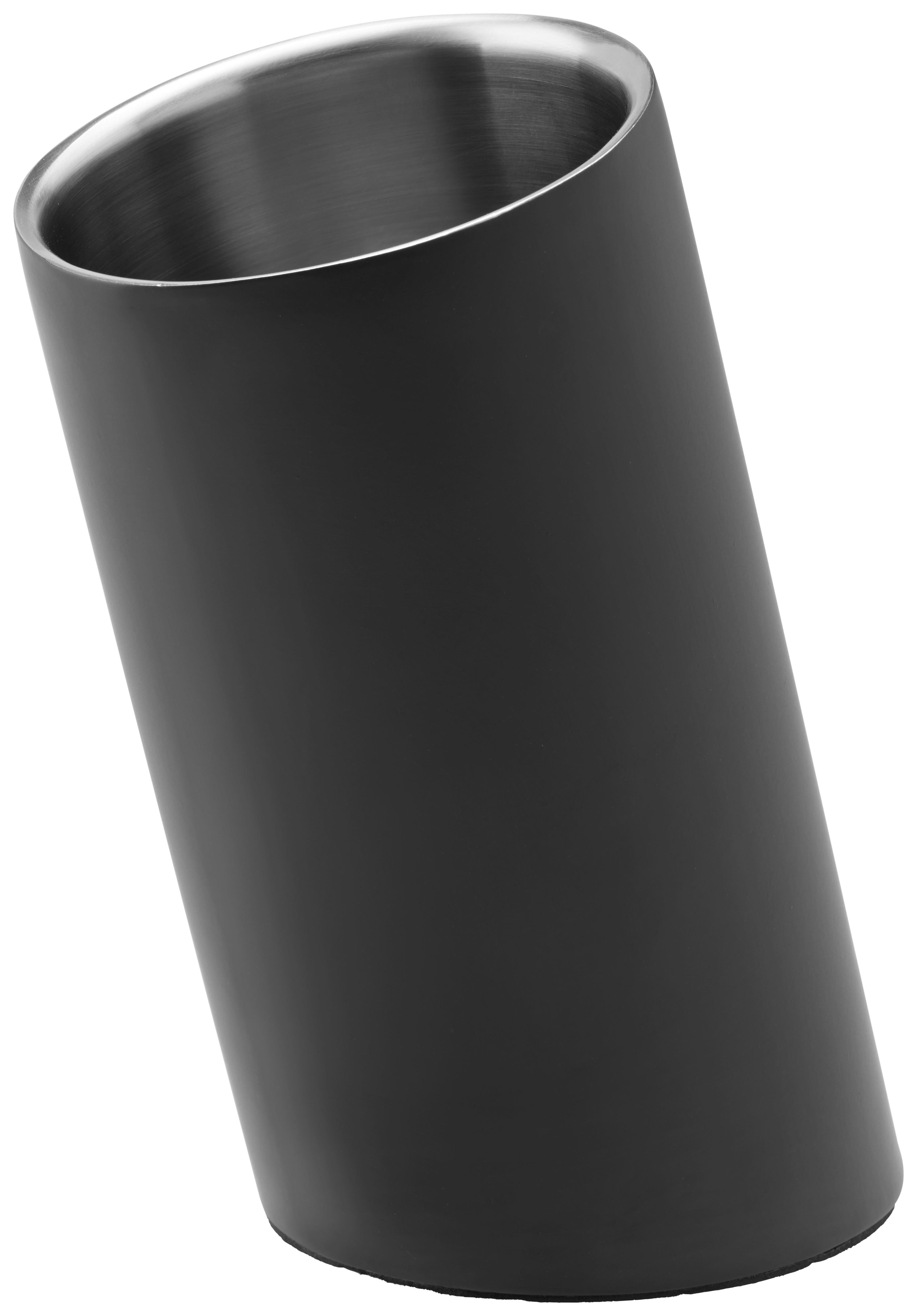 Chladič Na Víno Glamour - černá, Moderní, kov/plast (12/23,5cm) - Premium Living